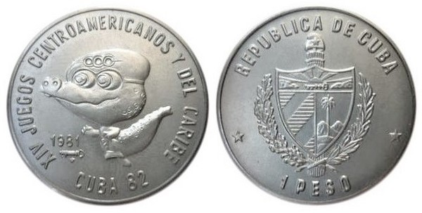 1 peso (XIV Central American and Caribbean Games)