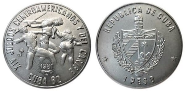 1 peso (XIV Central American and Caribbean Games)