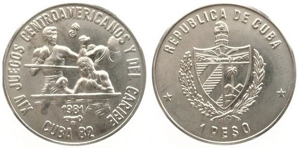 1 peso (XIV Central American and Caribbean Games)