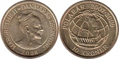 10 kroner (Año Polar Internacional - Sirius)