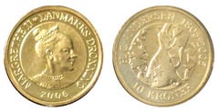 10 kroner (200 aniversario del nacimiento de Hans Christian Andersen)