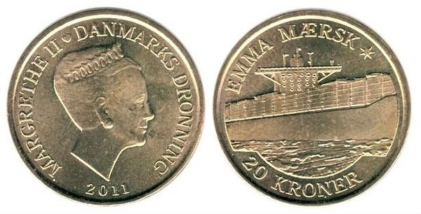 20 kroner (Ship Emma Maersk)