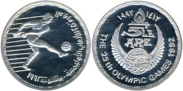 5 pounds (Barcelona Olympics-1992-Soccer)