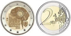 2 euro (20 Aniversario de la Adhesión de Eslovaquia a la OCDE)