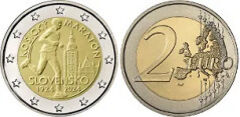 2 euro (100th Anniversary of the Košice International Marathon)