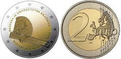 2 euro (250th Anniversary of the Slovenian National and University Library)