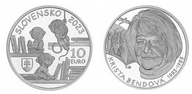 10 euro (Centenary of Krista Bendová's birth)