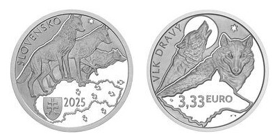 3,33 euro (Gray Wolf)