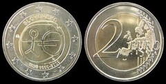 2 euro (10 Aniversario de la Unión Económica Monetaria / UEM / HMÚ)