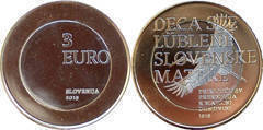 3 euro (100 Aniversario de la Anexión de Prekmurje a la Patria)
