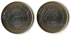 3 euro (100 Aniversario de la Declaración de Mayo)