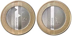 3 euros (30 Aniversario de la Estadidad de Eslovenia)