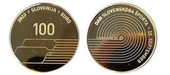 100 euro (23. Septiembre - Día del Deporte Esloveno)