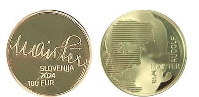 100 euro (150th anniversary of Rudolf Maister's birth)