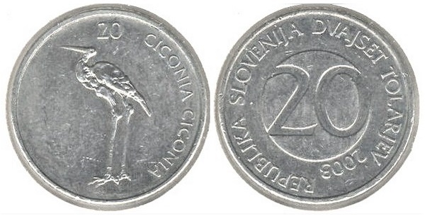 20 tolarjev