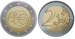 2 euro (10 Aniversario de la Unión Económica Monetaria / UEM / EMU)