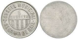 1 peseta (Segarra de Gaia)