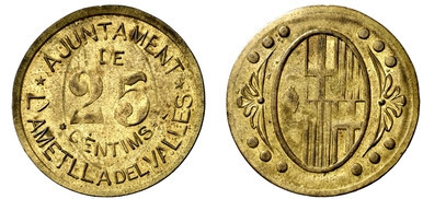25 centimos  (Ametlla del Vallès)