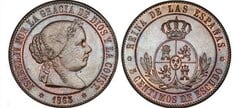 5 centimos de escudo (Isabel II)