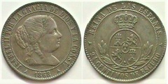 2 1/2 céntimos de escudo (Isabel II)