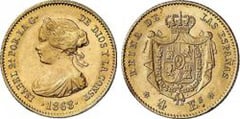 4 escudos (Isabel II)