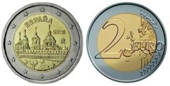 2 euro (Patrimonio de la Humanidad de la UNESCO - Monasterio de San Lorenzo de El Escorial)