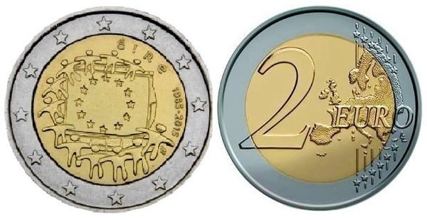 2 euro (30th Anniversary of the European Flag)