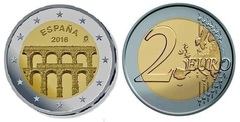 2 euro (Patrimonio de la Humanidad de la UNESCO - Acueducto de Segovia)