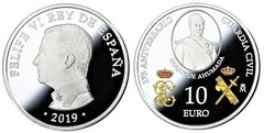 10 euro (175 Aniversario de la Guardia Civil)