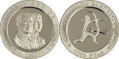2.000 pesetas (XXV Olimpiadas Barcelona 1992-Arquero)