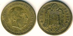 1 peseta (Francisco Franco)