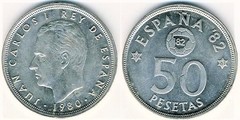 50 pesetas (España 82)