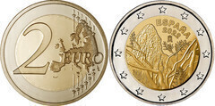 2 euro (Patrimonio de la Humanidad de la UNESCO - Parque Nacional de Garajonay)