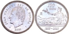 100 pesetas (132 Aniversario de la Peseta Española)