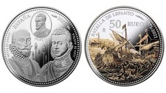 50 euro (450 Aniversario de la Batalla de Lepanto)