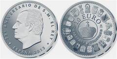10 euro (75 Aniversario de S.M. el Rey)