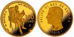 100 euro (IV Centenario - El Quijote II)