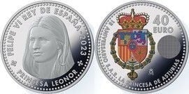 40 euro (18th Anniversary of the Birth of Princess Leonor)