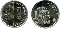 1 peseta (132 Aniversario de la Peseta Española)