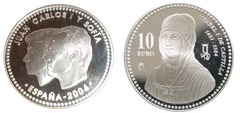 10 euro (500º aniversario de la muerte de Isabel I)