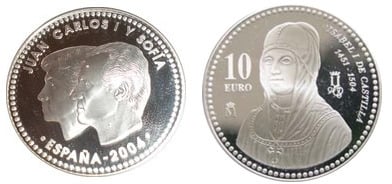 10 euro (500th anniversary of the death of Elizabeth I)