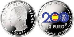 10 euro (200 Aniversario del Cuerpo Nacional de Policía)