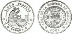 2.000 pesetas ( 500 aniversario Casa de la Moneda de Segovia)