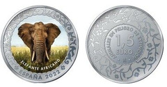 1 1/2 euros (El elefante africano)