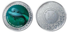1 1/2 euros (Delfín de Irrawaddy)