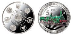 5 euro (Barcelona-Mataró locomotive)