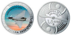 1 1/2 euros (Eurofighter EF-2000)