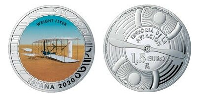1,5 euro (Wright Flyer)