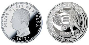10 euros (Copa Mundial de la FIFA 2018, Rusia)