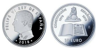 10 euro (40 aniversario de la Constitución española)